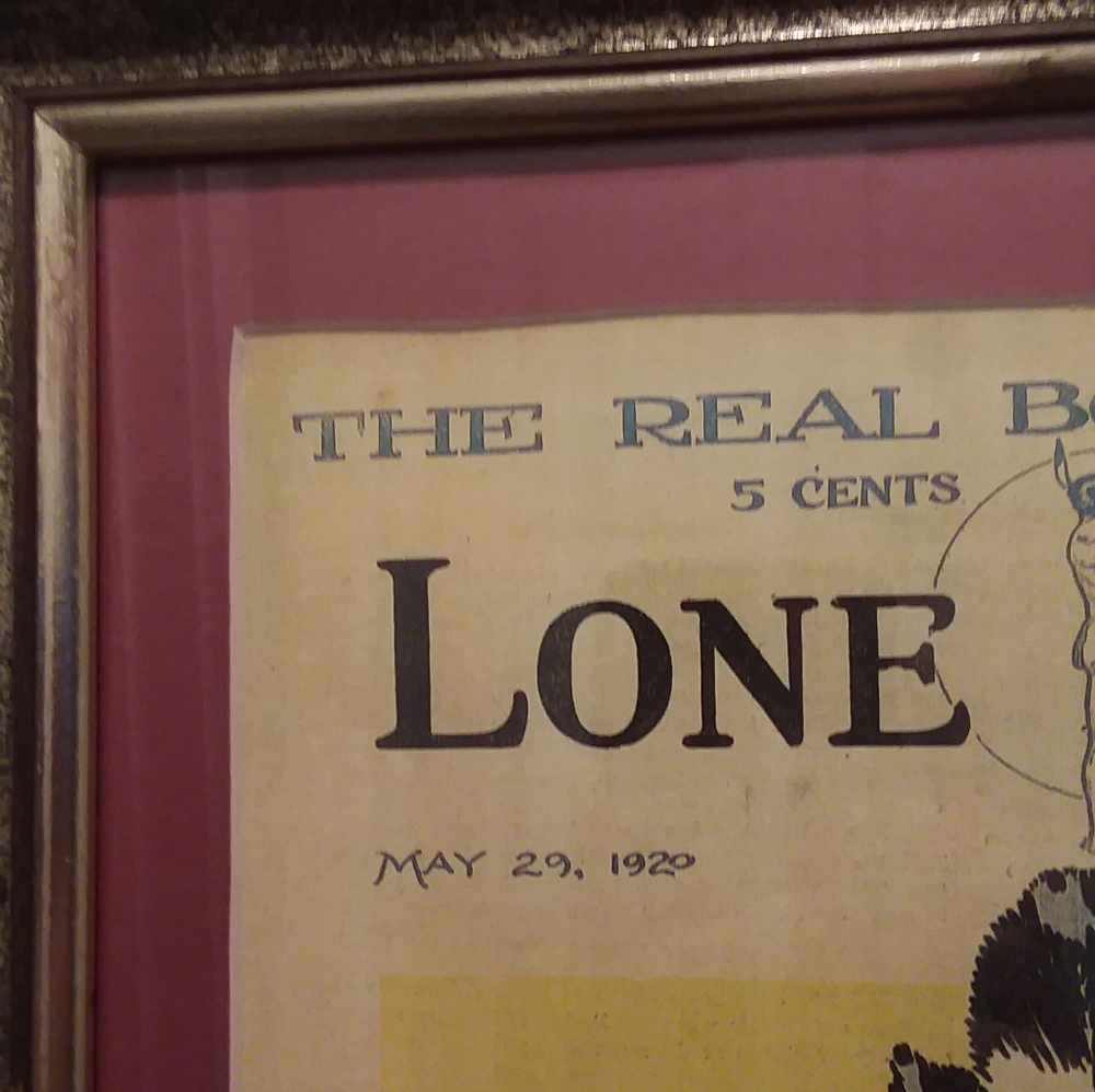 Vintage Lone Scout Real Boys Mag Cover Art Pri - Picture 2 of 9